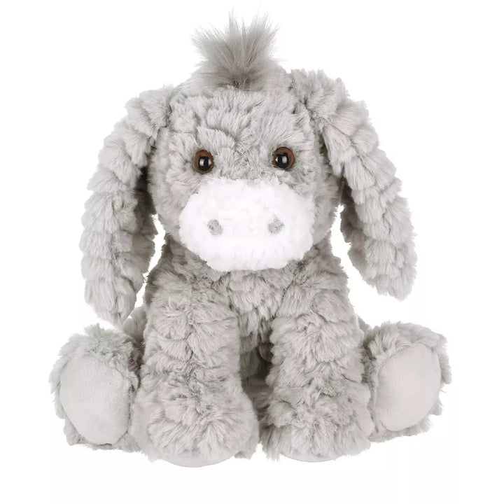 Bearington Donny Plush Donkey Stuffed Animal, 10.5 Inch