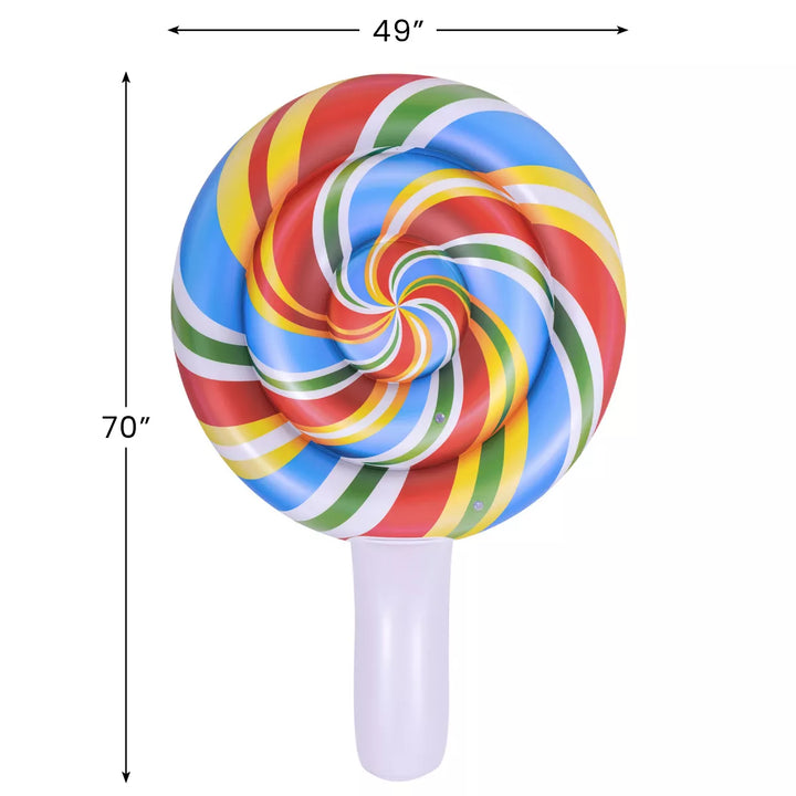 Pool Central Jumbo Lollipop Pool Float - 70" - Multi-Color