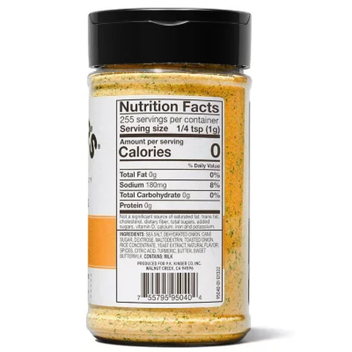 Kinder'S Caramelized Onion Butter Seasoning 9 Oz.