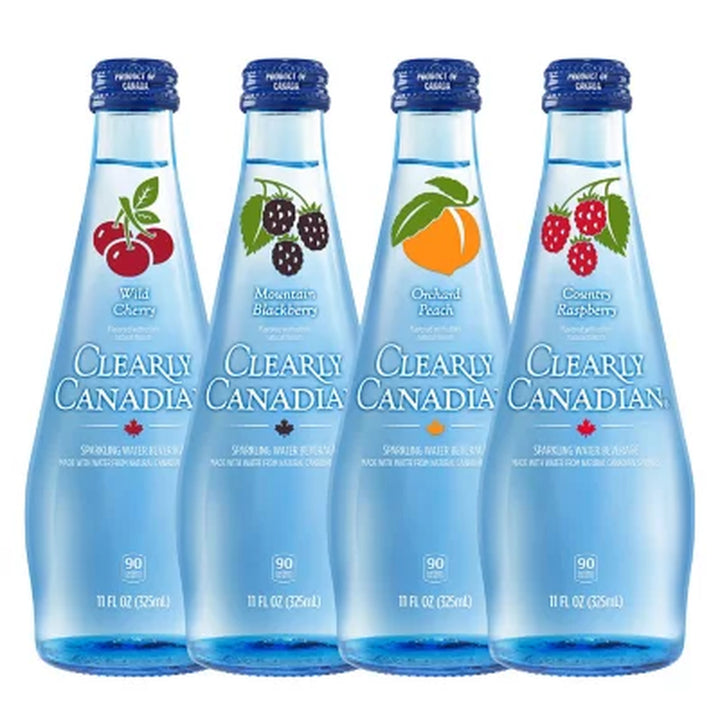 Clearly Canadian Variety Pack Sparkling Water, 11 Fl. Oz., 12 Pk.