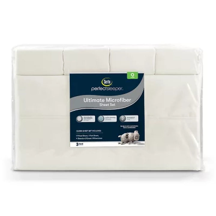 Serta Perfect Sleeper Ultimate Microfiber Sheet Set (Assorted Sizes and Colors)