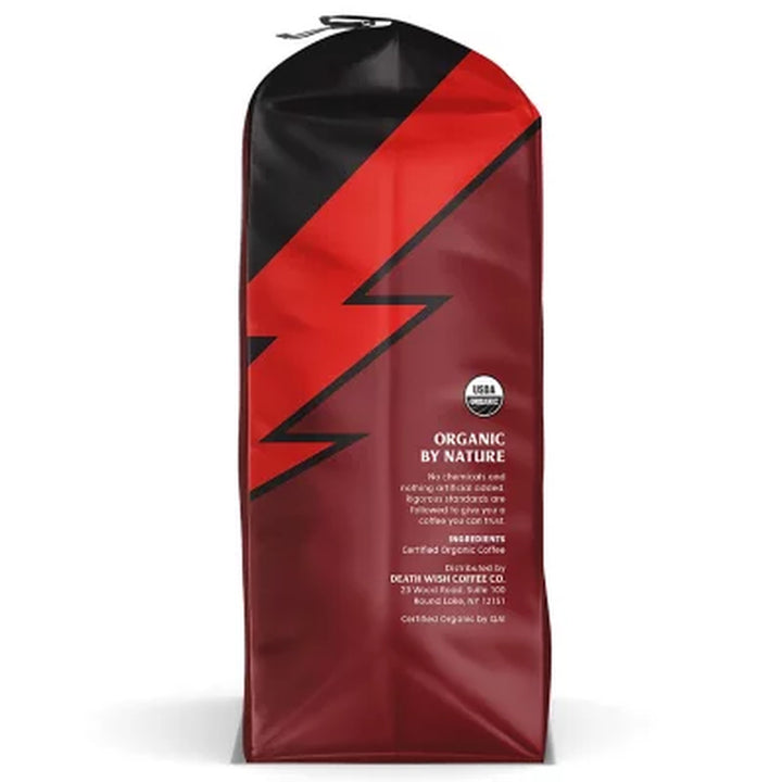 Death Wish Dark Roast Ground Coffee 34 Oz.