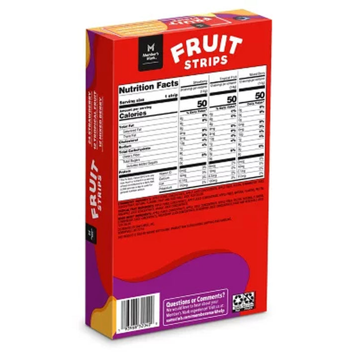 Member'S Mark Fruit Strips 0.5 Oz., 48 Pk.