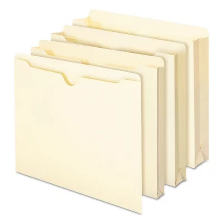 Smead Double-Ply File Jackets, Manila (Letter, 100Ct.)