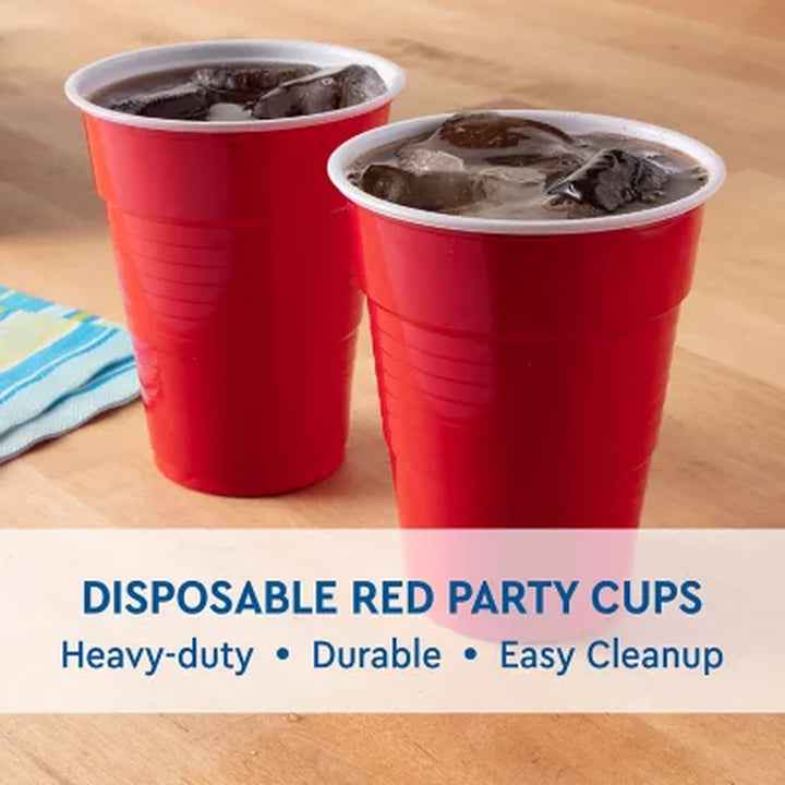 Member'S Mark Heavy-Duty Red Cups 18 Oz., 240 Ct.