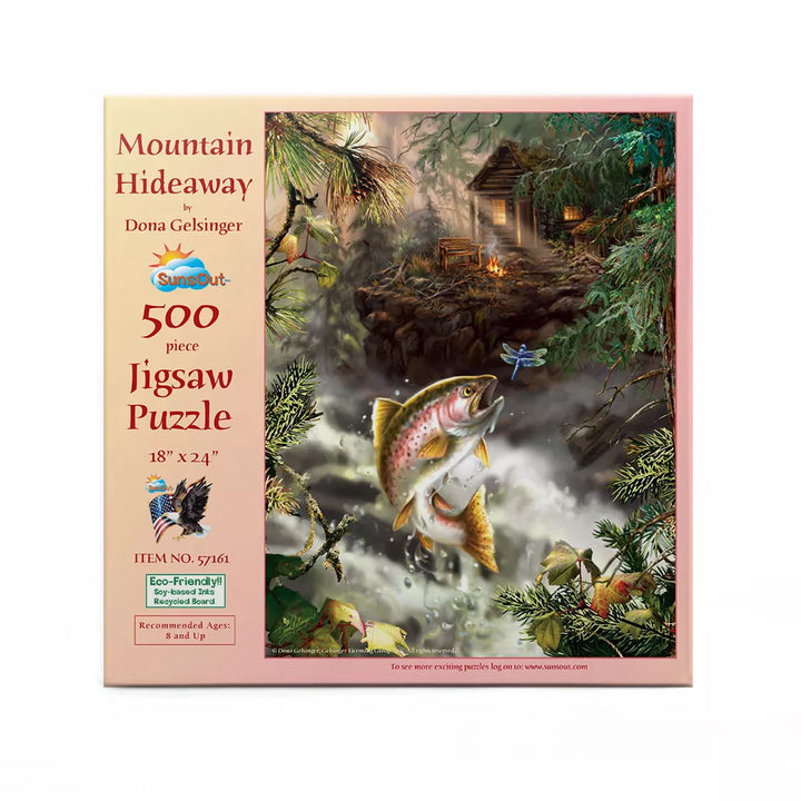 Sunsout Mountain Hideaway 500 Pc Jigsaw Puzzle 57161