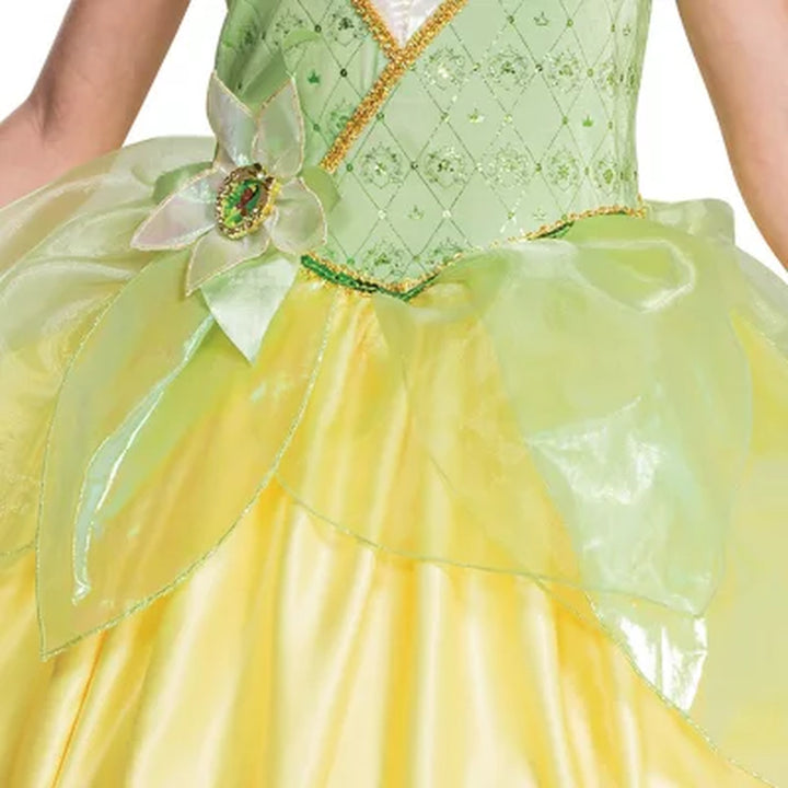 Disney Princess Tiana Kids Premium Costume Gown