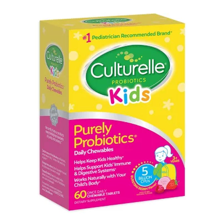 Culturelle Kids Purely Probiotics Chewable Tablets, 60 Ct.