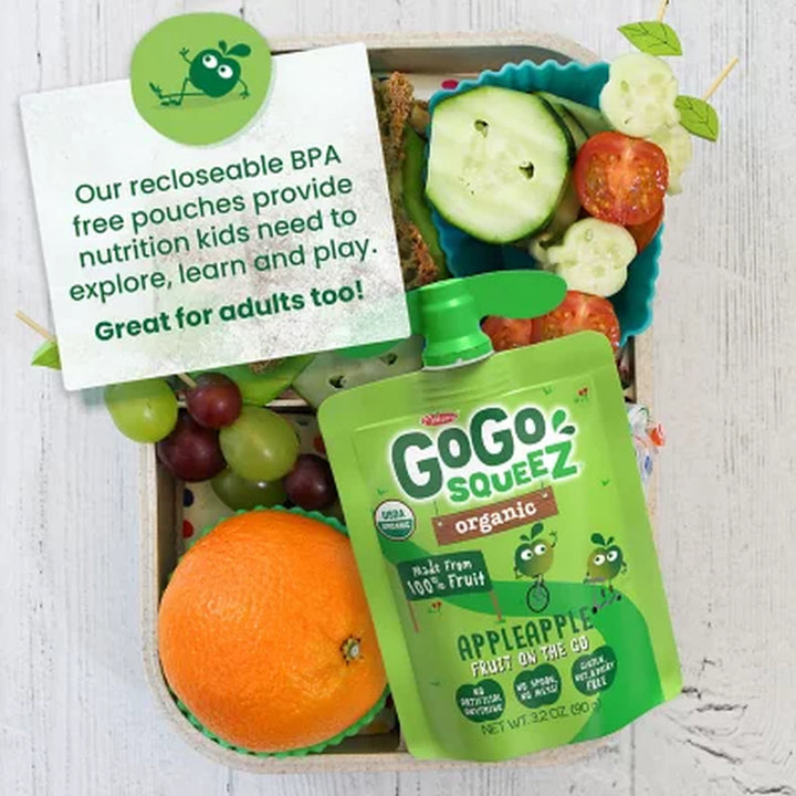 Gogo Squeez Organic Variety Pack, 3.2 Oz., 24 Ct.