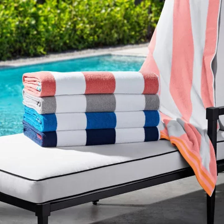 Member'S Mark Cabana 2Pk Beach Towels, 40" X 72", Assorted Colors