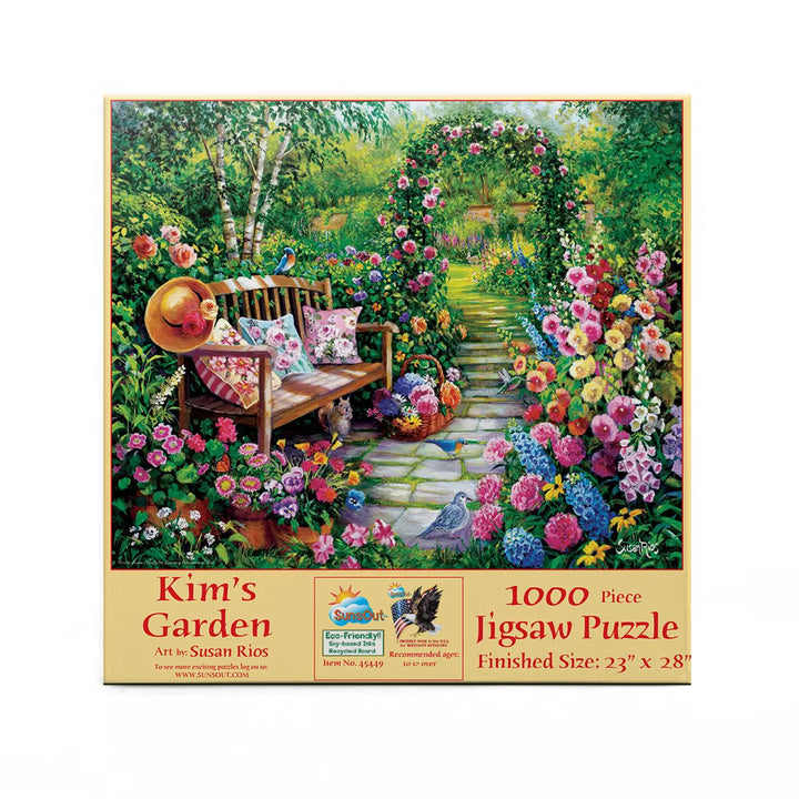 Sunsout Kim'S Garden 1000 Pc Jigsaw Puzzle 45449