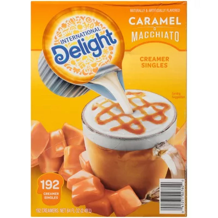 International Delight Caramel Macchiato Coffee Creamer Singles 192 Ct.