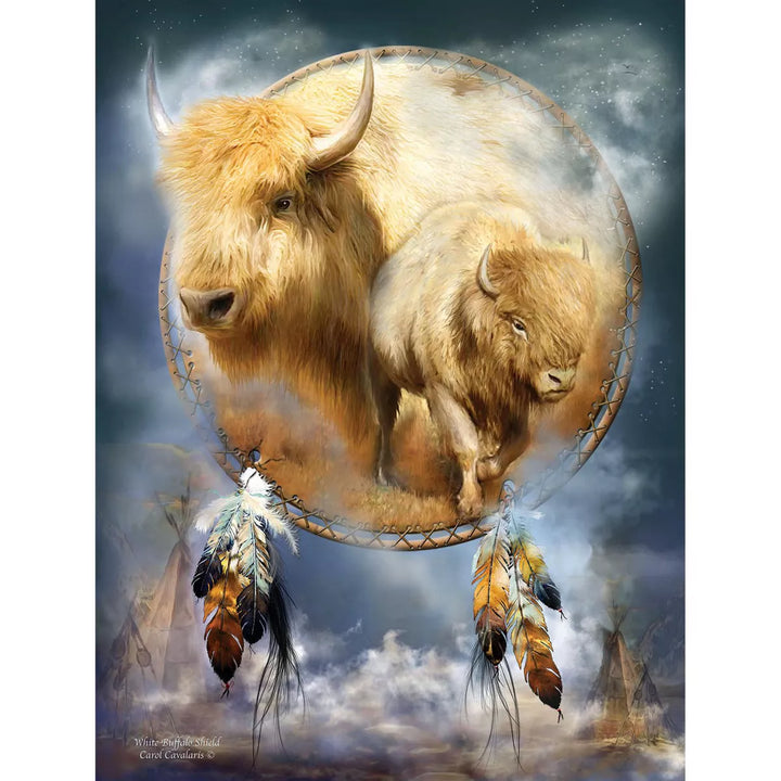 Sunsout Spirit of the White Buffalo 500 Pc Jigsaw Puzzle 55611