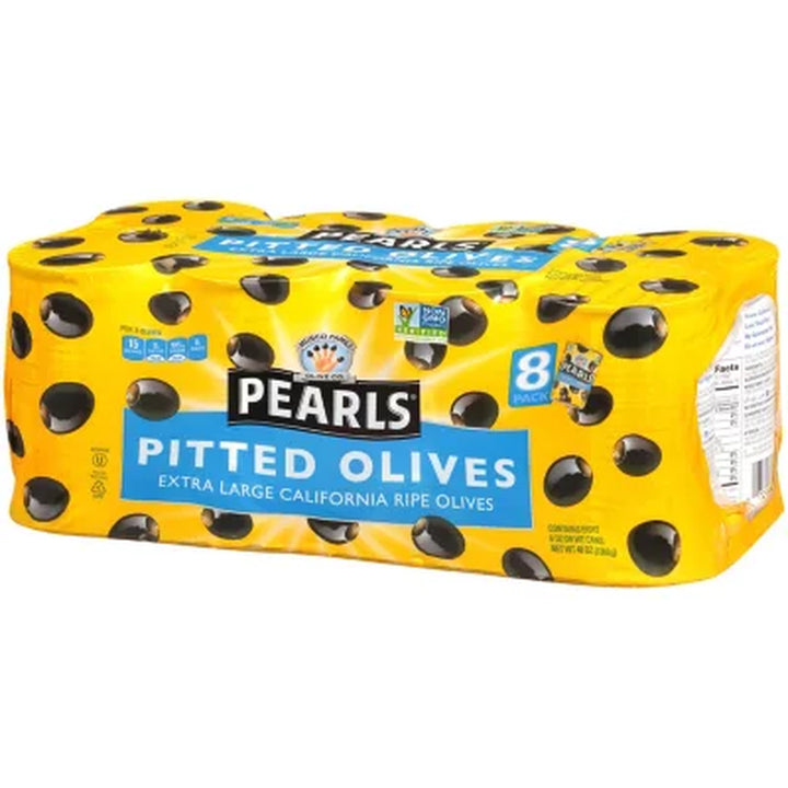 Pearls Extra-Large Pitted Olives 6 Oz., 8 Pk.
