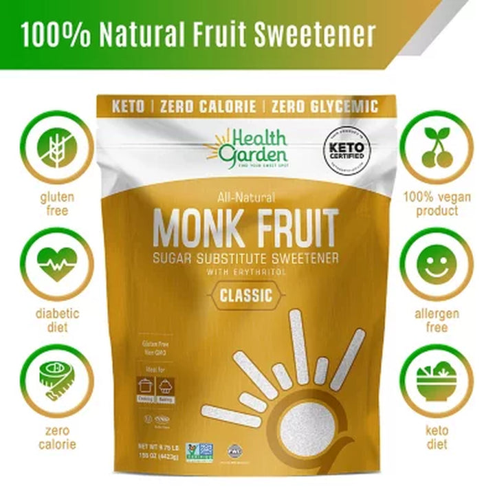 Health Garden Monk Fruit Sweetener (3 Lb.)