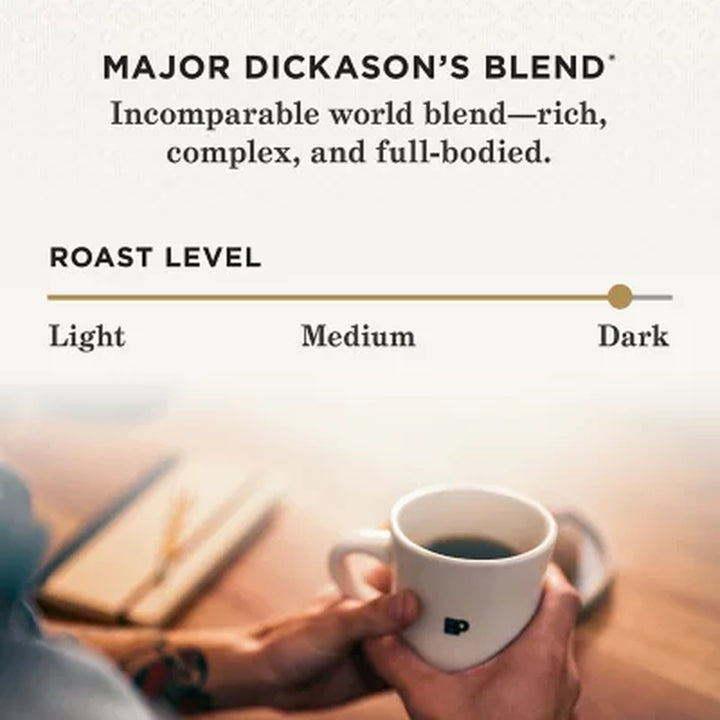 Peet'S Coffee Dark Roast Whole Bean, Major Dickason'S Blend 32 Oz.