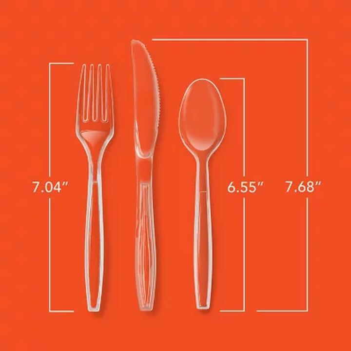 Hefty Clear Plastic Cutlery Combo Pack (360 Ct.)