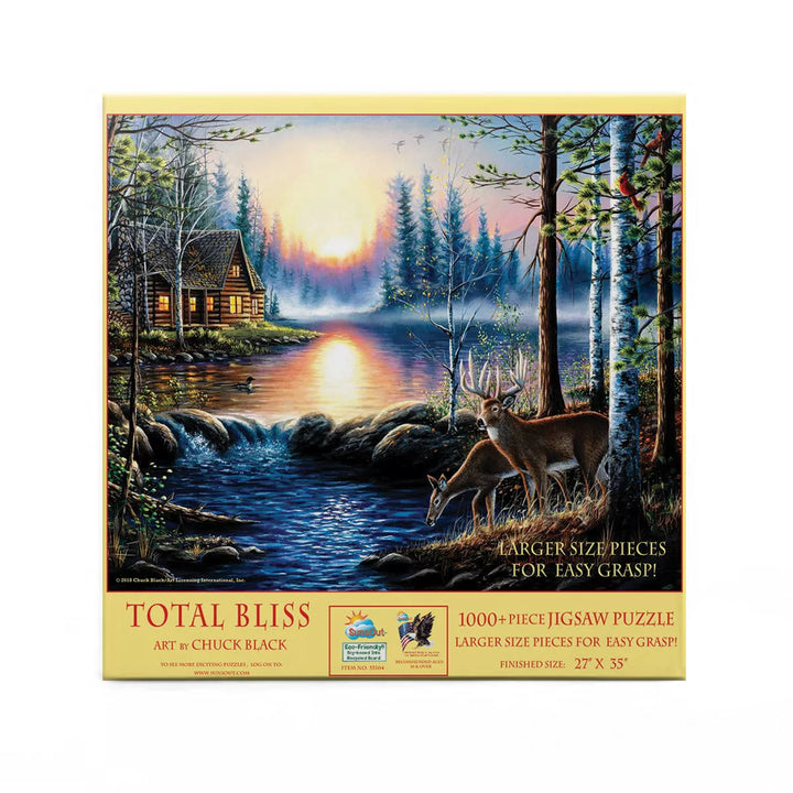 Sunsout Total Bliss 1000 Pc Large Pieces Jigsaw Puzzle 55104