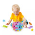 Uniplay Waffle Soft Blocks — Cube Puzzle Play for Cognitive and Sensory Development in Early Learning Education, Ages 3 Months and up (6Pc Set)