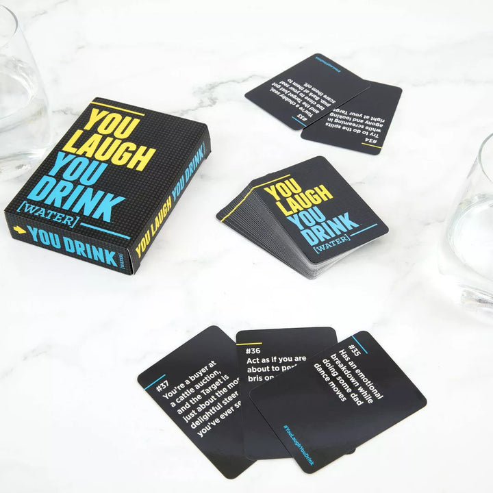 DSS Games You Laugh You Drink Water Card Game