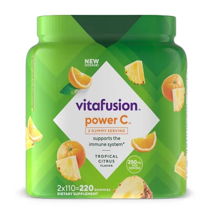 Vitafusion Power C Gummy Vitamins with Vitamin C, 220 Ct.