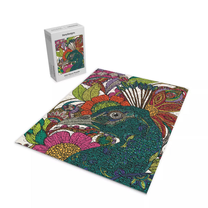 Valentina Ramos Alexis and the Flowers Jigsaw Puzzle - Deny Designs