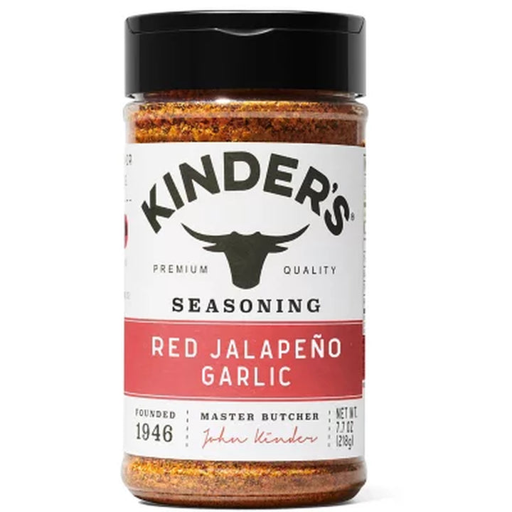 Kinder'S Red Jalapeno Garlic Seasoning 7.7 Oz.