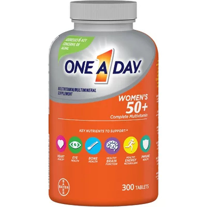 One a Day Women'S 50+ Multivitamin Tablets 300 Ct.