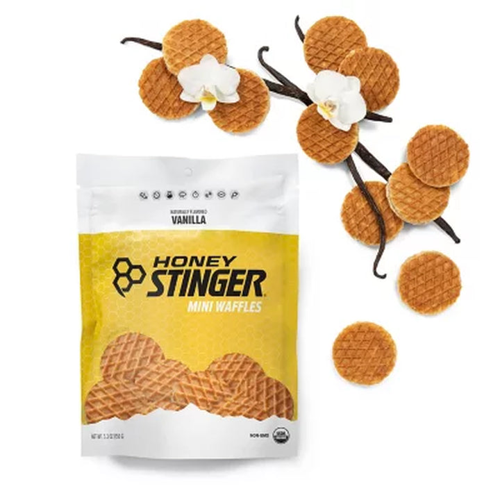 Honey Stinger Mini Waffles, Vanilla 5.3 Oz.