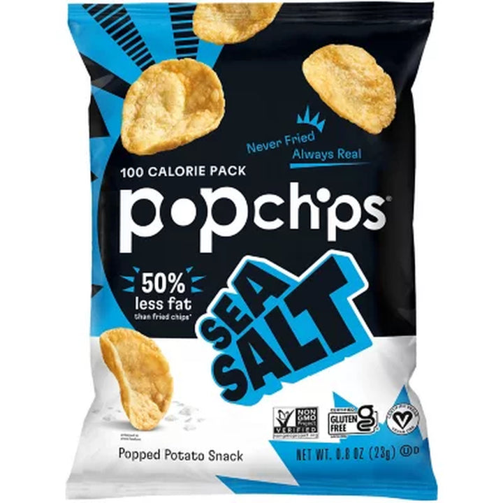 Popchips Variety Pack Chips, 0.8 Oz., 30 Pk.