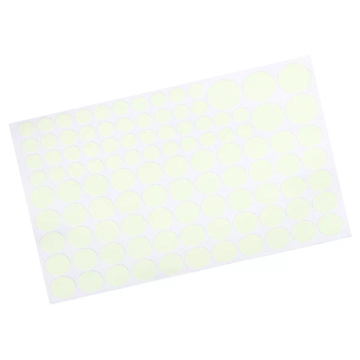 Unique Bargains Glow in the Dark Tape 104 Count Dots Sticker for Walls Parties Marking Decorations