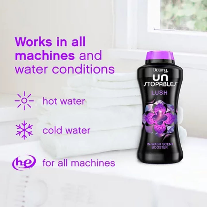 Downy Unstopables In-Wash Scent Booster Beads, Lush 34 Oz.