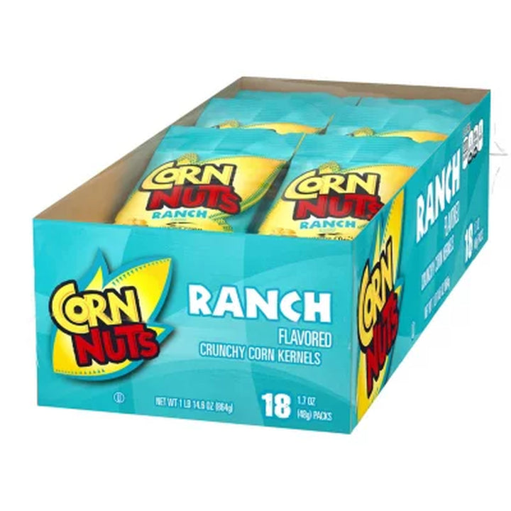 Corn Nuts Ranch Crunchy Corn Kernels 1.7 Oz., 18 Pk.