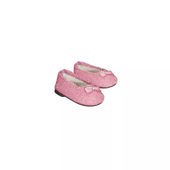 Sophia'S - 18" Doll - Glitter Shoes - Light Pink