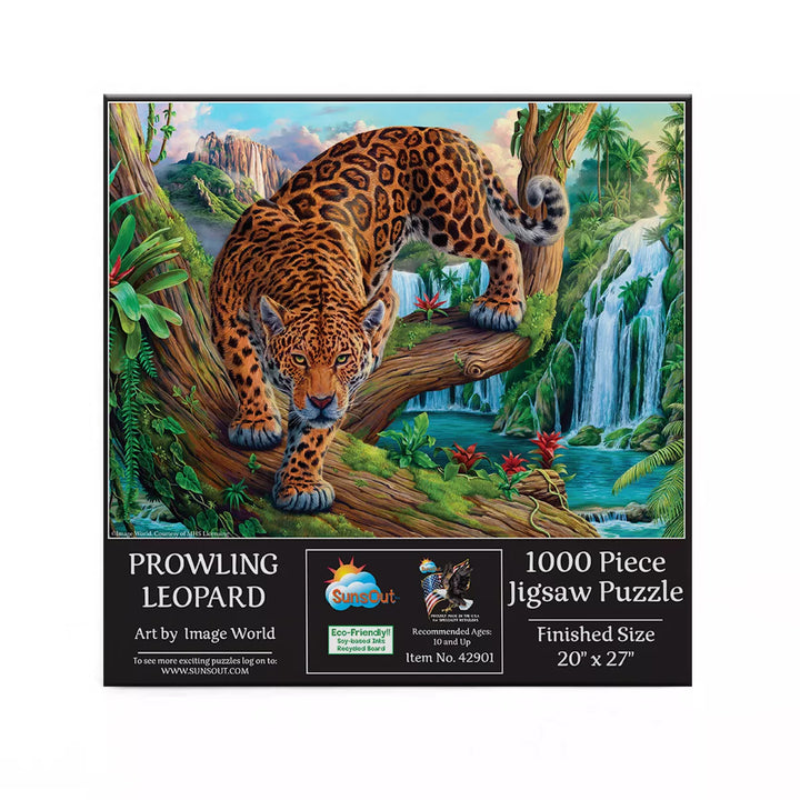 Sunsout Prowling Leopard 1000 Pc Jigsaw Puzzle 42901