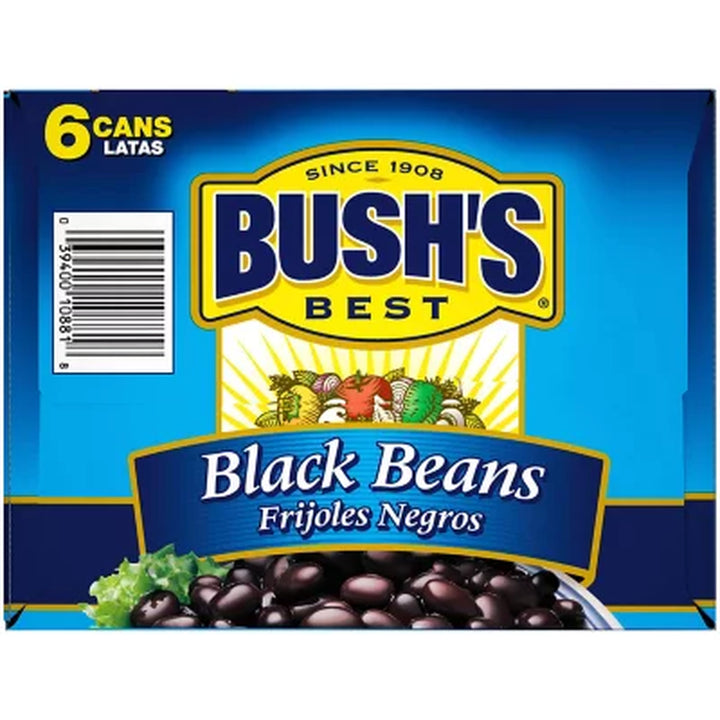 Bush'S Black Beans 15 Oz., 6 Pk.