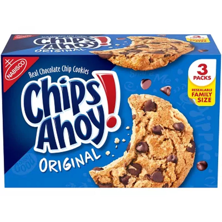 CHIPS AHOY! Chocolate Chip Cookies, Family Size 3 Pk.
