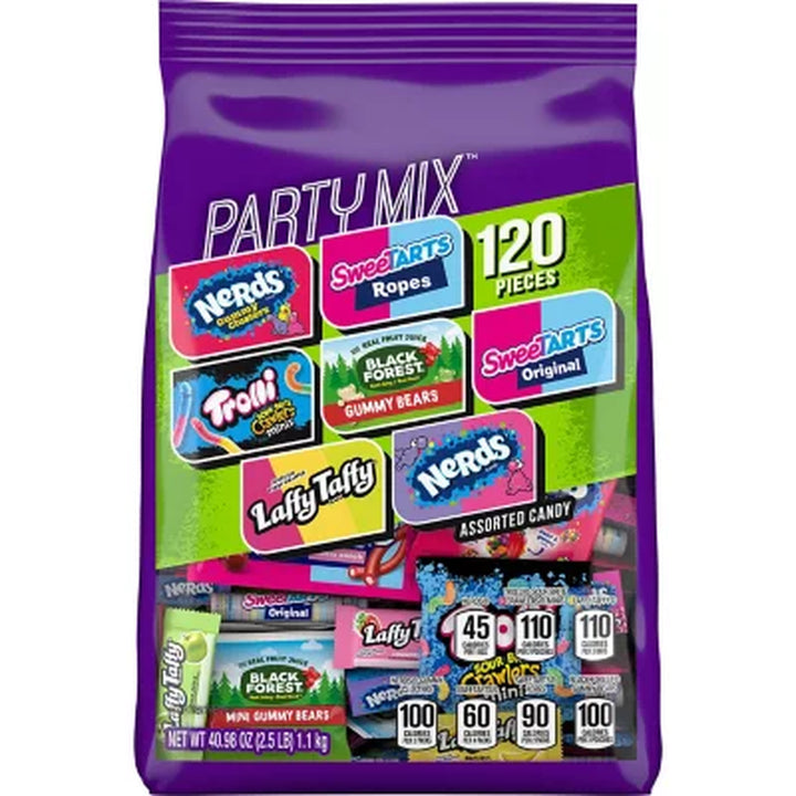 Sweetarts Party Mix Candy, 120 Pcs.