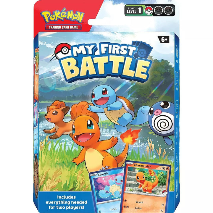 Pokémon TCG: My First Battle—Charmander and Squirtle (2 Ready-To-Play Mini Decks & Accessories) - Great for Beginners