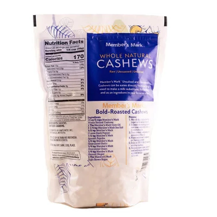 Member'S Mark Whole Natural Cashews (26 Oz.)