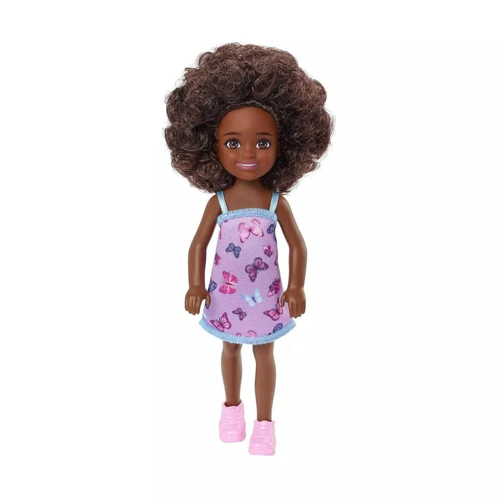 Barbie Chelsea Doll, Small Doll with Dark Brown Curly Hair