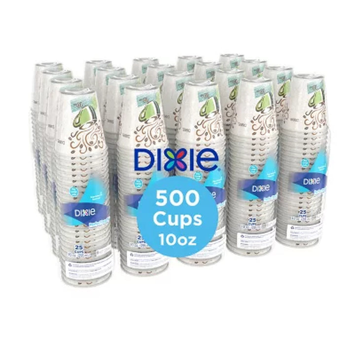 Dixie Perfectouch Insulated Hot/Cold Paper Cups, Coffee Haze (Various Sizes)