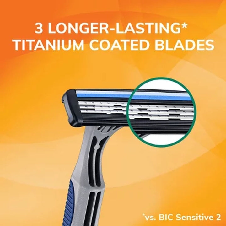 BIC Sensitive 3 Disposable Razors for Men 21 Ct.