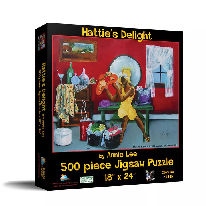 Sunsout Hattie'S Delight 500 Pc Jigsaw Puzzle 46869