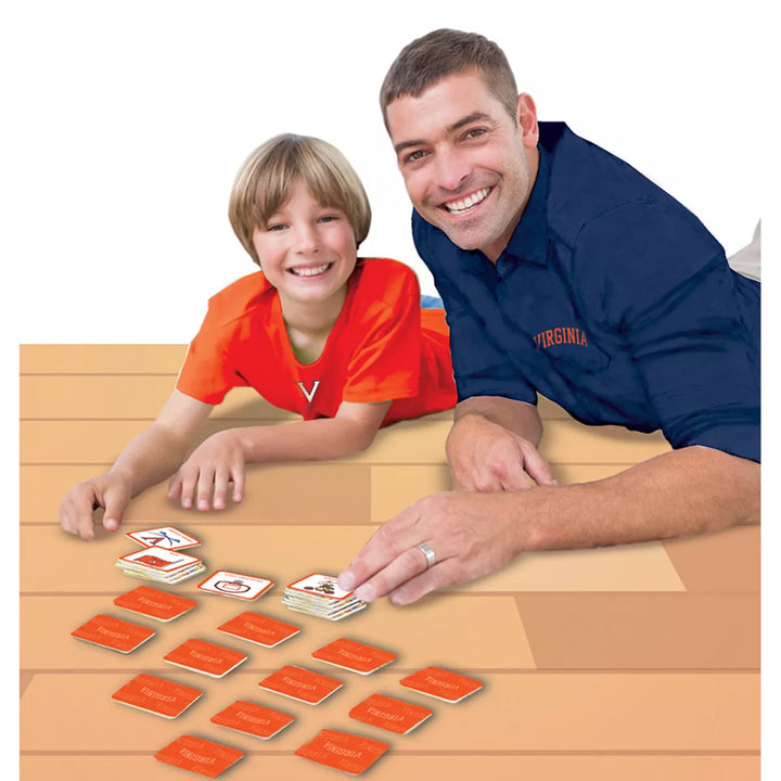 Masterpieces Officially Licensed NCAA Virginia Cavaliers Matching Game for Kids and Families.