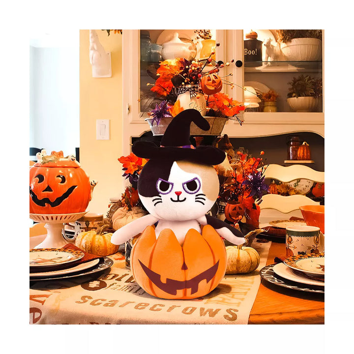 Fun Little Toys Halloween Plush Cat (Pumpkin Popper)