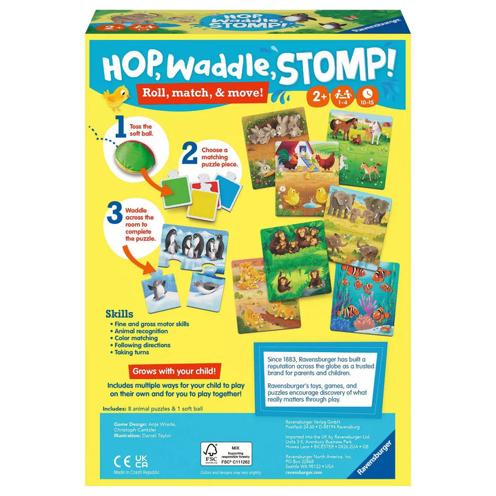 Ravensburger Hop Waddle Stomp! Board Game