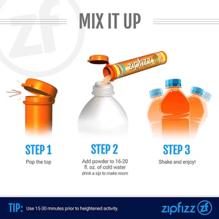Zipfizz Energy Drink Mix Combo Pack 30 Ct.