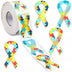 500-Count Autism Awareness Stickers, 1 Roll of Ribbon Shape Labels for Events, Cars & Friends