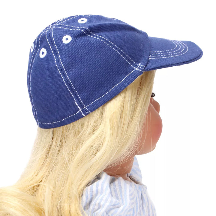 Sophia’S Baseball Cap for 18 Inch Boy or Girl Dolls, Navy